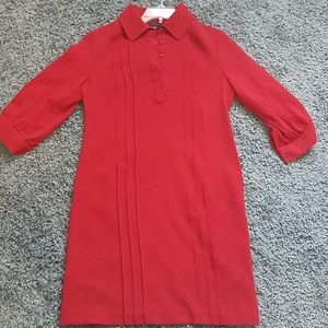 NWT Tommy Hilfiger Collared Red Dress size 12